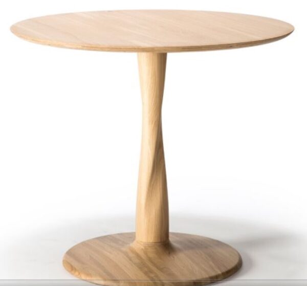 MESA REDONDA 60Ø PIE TORNEADO